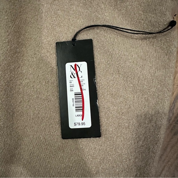 Gabrielle Union x NY&C High Rise Solid Lounge Jogger Tan Beige Size Large - Picture 4 of 7